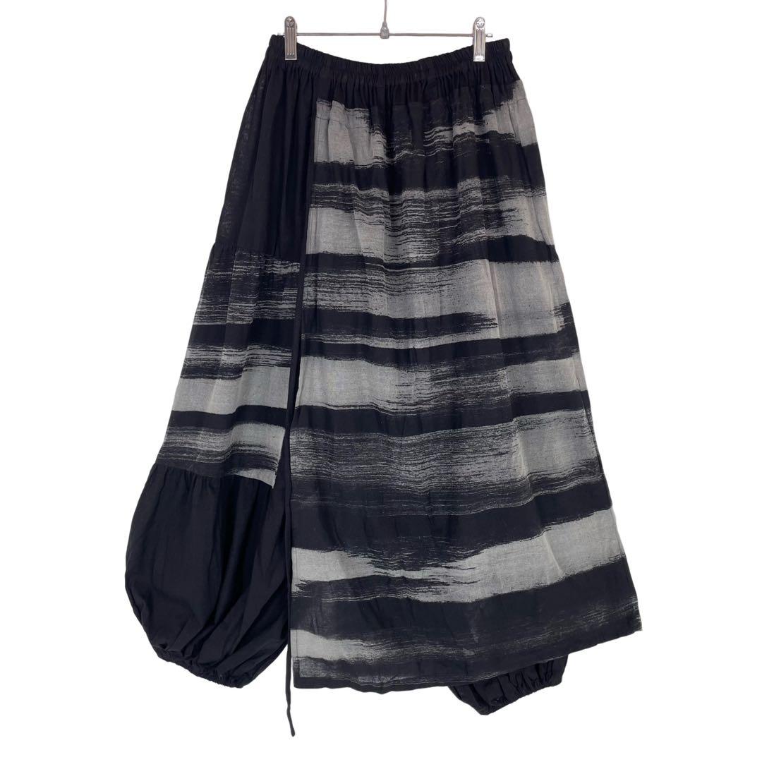 【新品】パンツスカート　タイパンツ　アラジンパンツ　男女兼用　ブラック