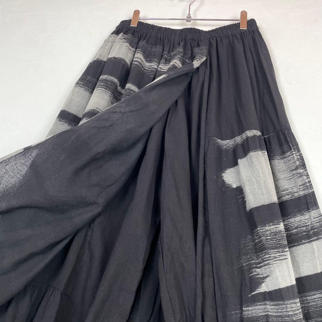 【新品】パンツスカート　タイパンツ　アラジンパンツ　男女兼用　ブラック