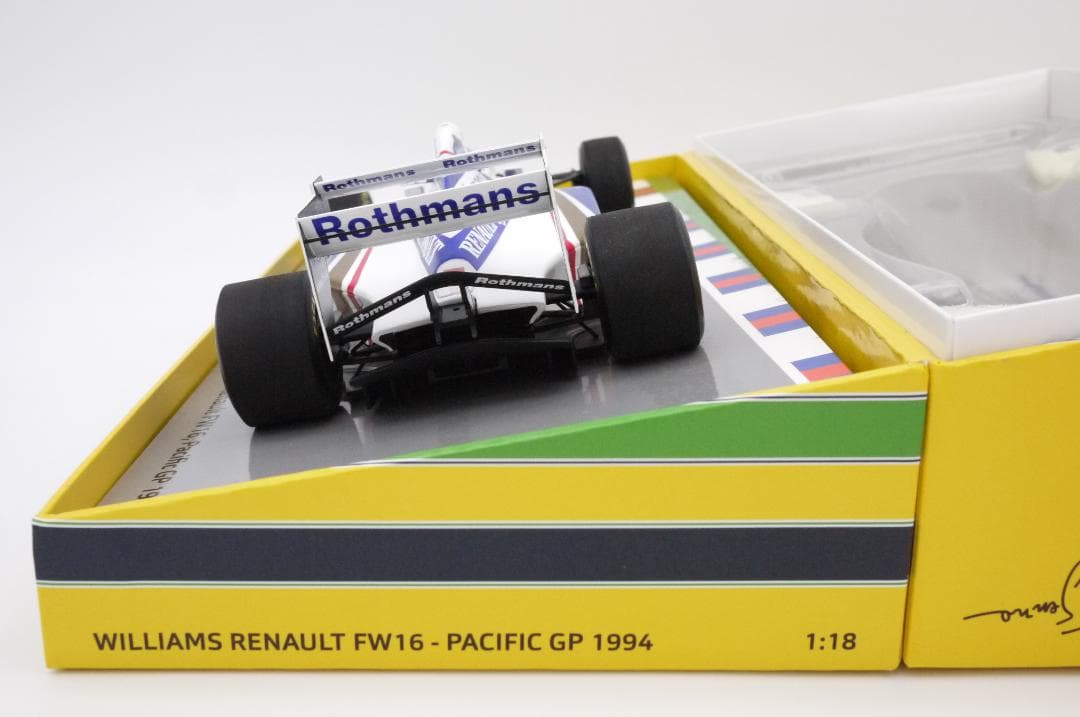 1/18 ウィリアムズ FW16 パシフィックGP 岡山 ロスマンズ A.セナ