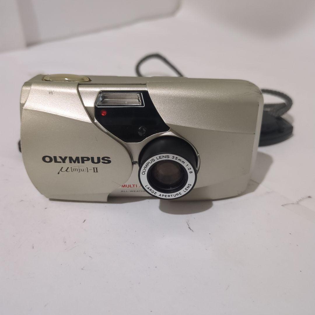 ケ*ウ様 Olympus　μmju II フィルムカメラ　動作未確認　故障品