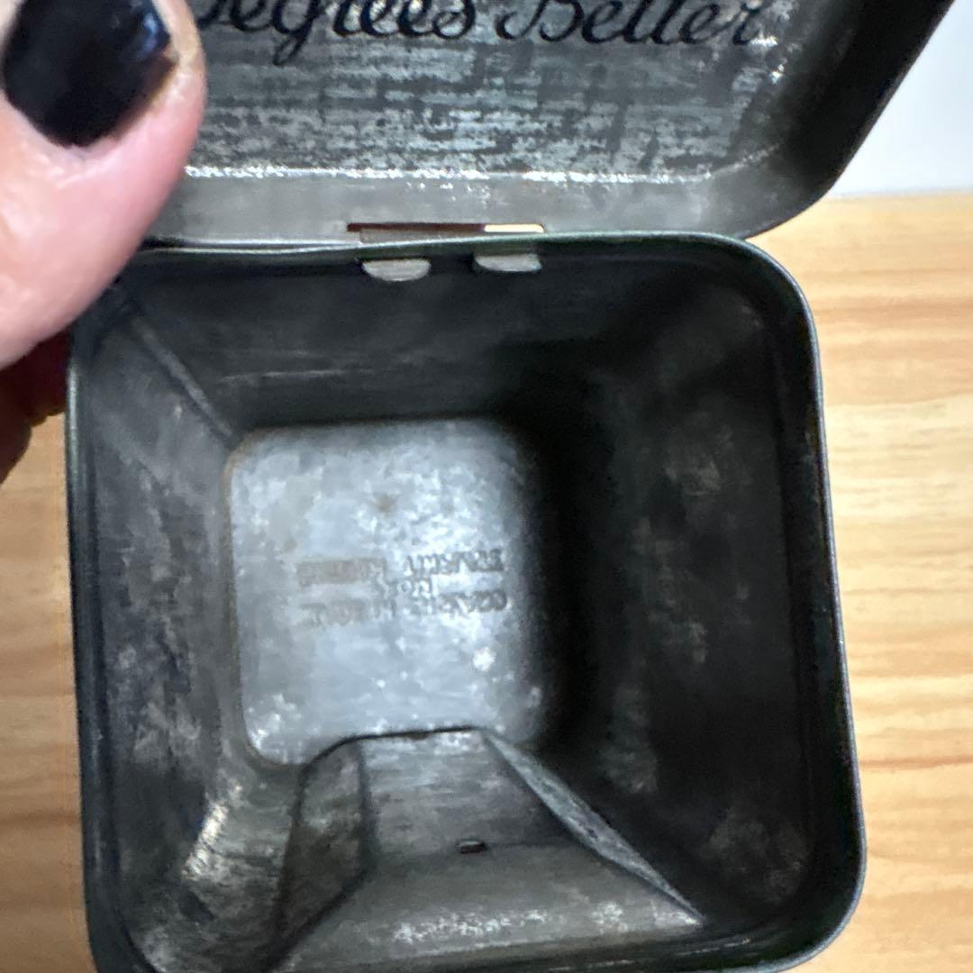 ヴィンテージ ライオンズ グリーンラベルティー 広告缶 - 温度計