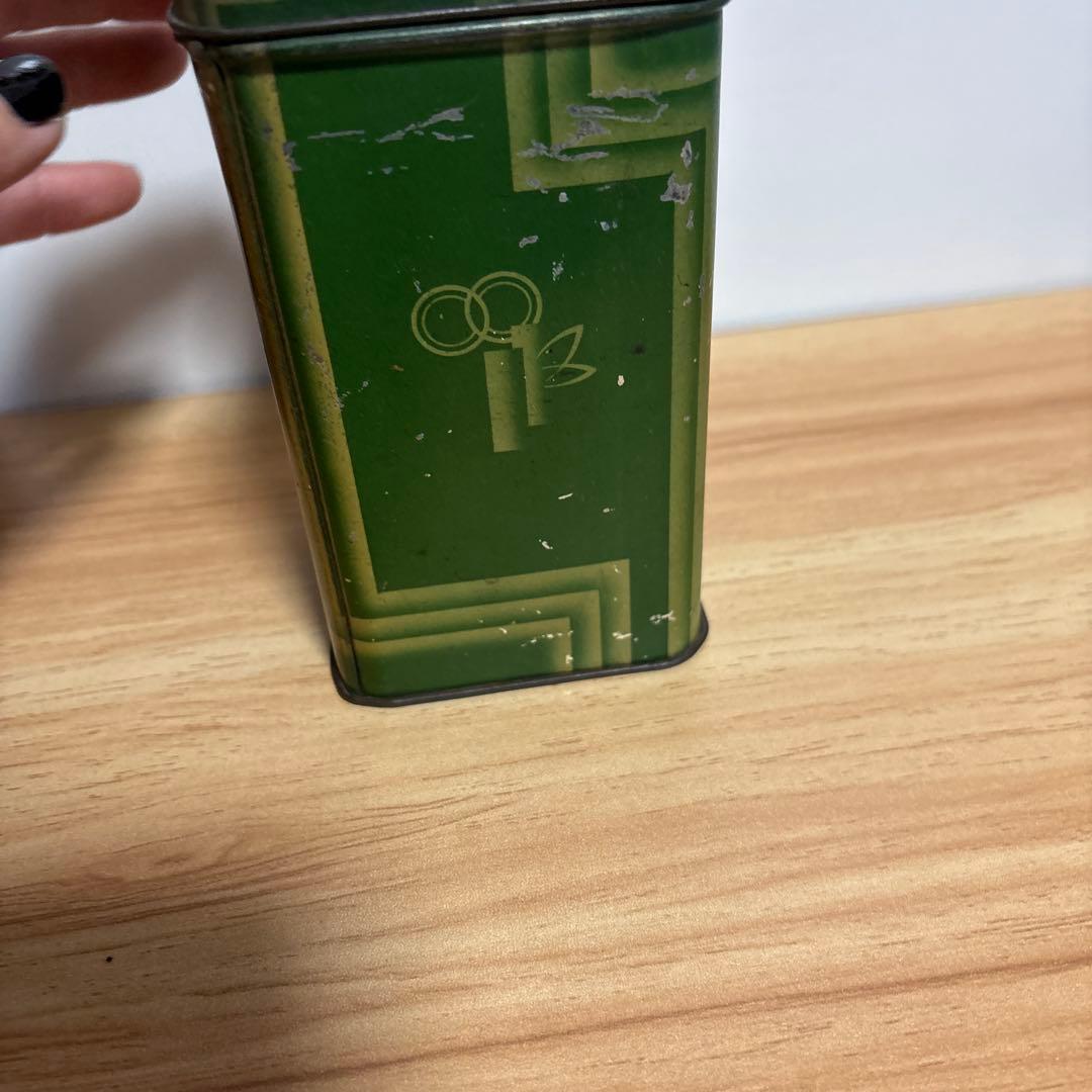 ヴィンテージ ライオンズ グリーンラベルティー 広告缶 - 温度計