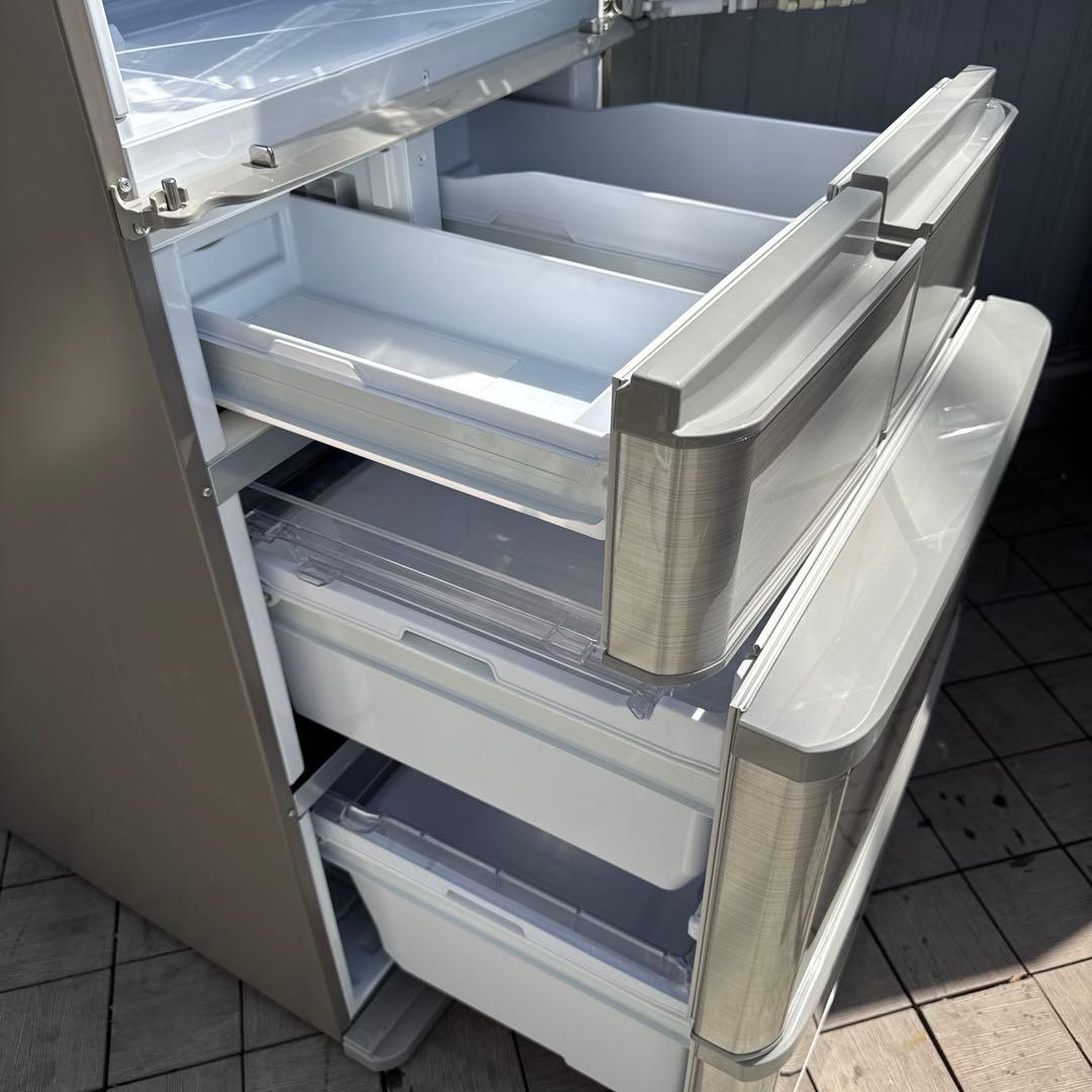 送料込 SHARP 冷蔵庫 どっちもドア プラズマクラスター搭載 412L