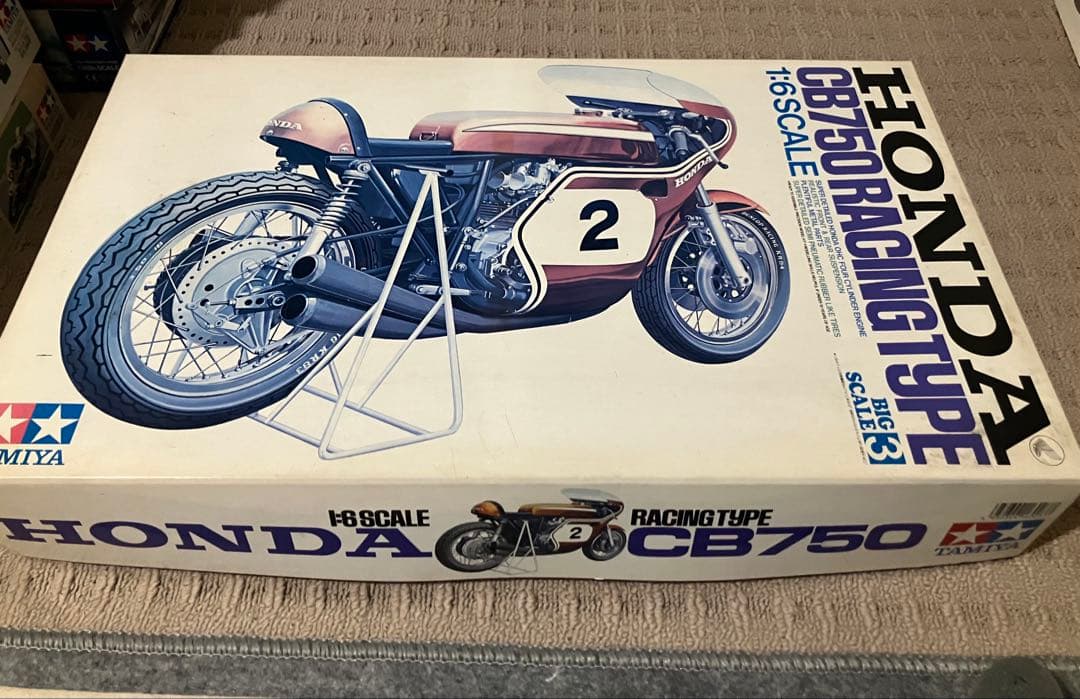 オートバイ・バイク TAMIYA 1/8 HONDA CB750 RACING TYPE