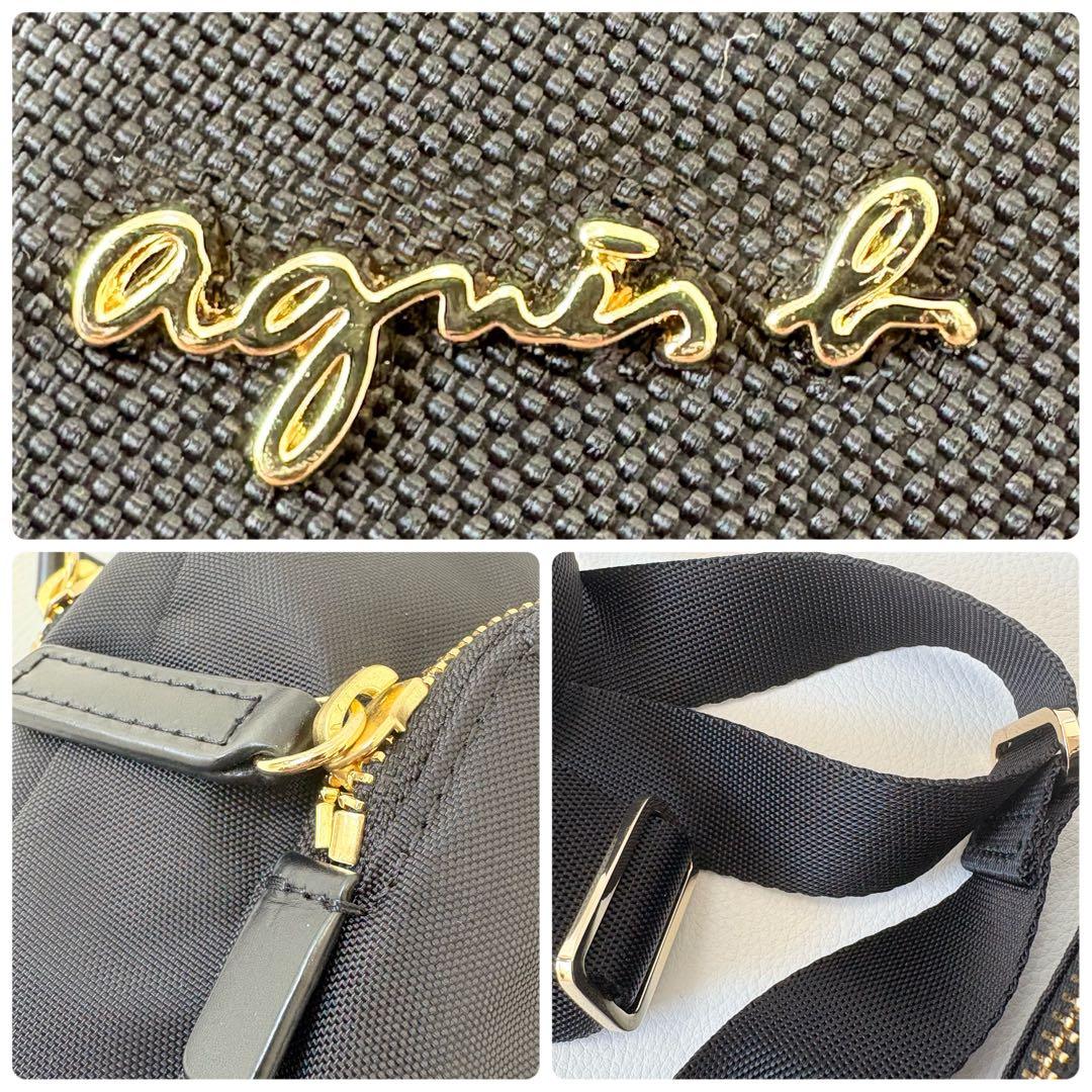 アニエスベー agnes.b ショルダーバッグブラック FT03A－04極美品♡