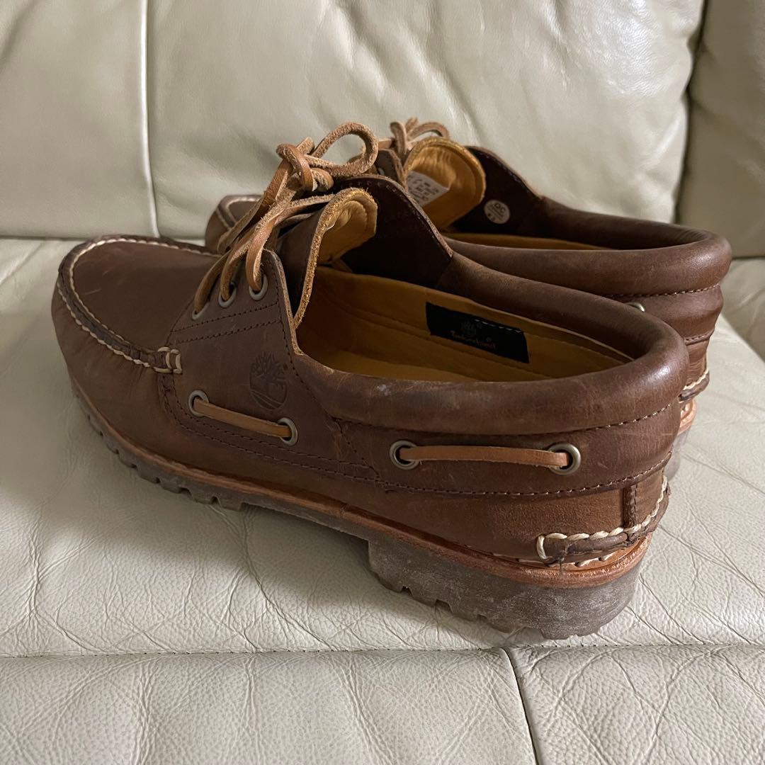 ティンバーランド 3eye スリーアイボートシューズ 26cm ブラウン