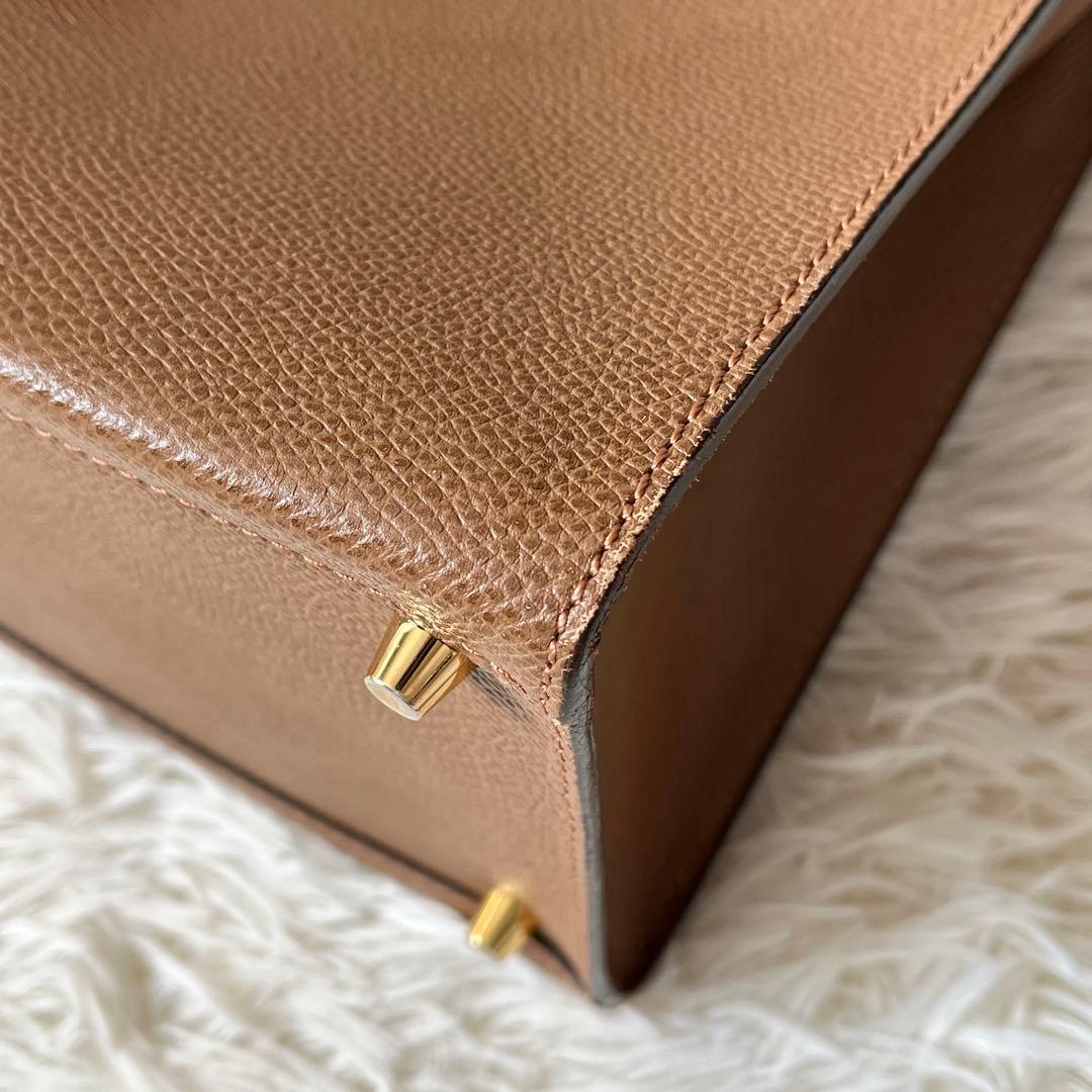 未使用級✨SOMES SADDLE ソメスサドル　ハンドバッグ　ブラウン　レザー