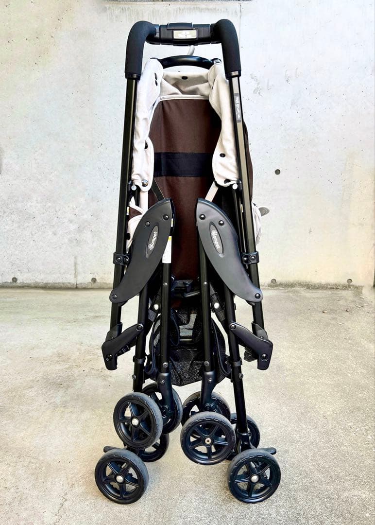 【中古】コムペット ミリミリライト ペットカート アッシュホワイト EGマット付