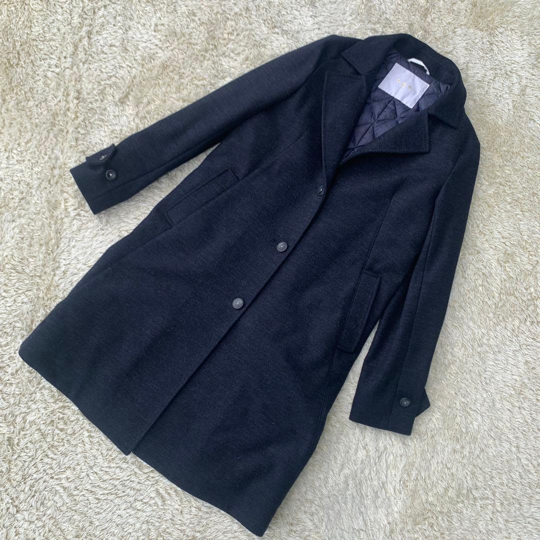 極美品♡TATRAS　DIAMANTE 　ウール ダウンチェスターコート