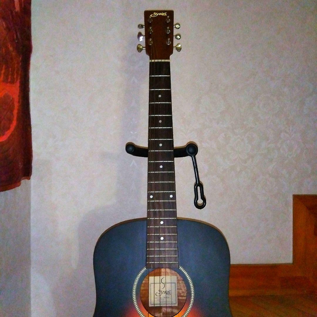 木目バリトラS.yairi上位ブランドコンパクトギター全長88cmケース付き美品