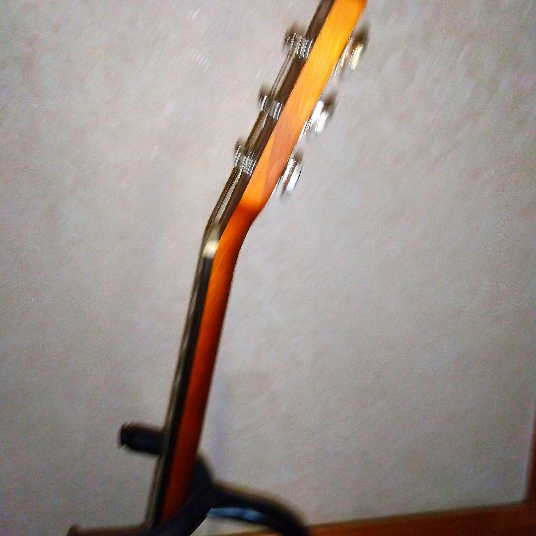 木目バリトラS.yairi上位ブランドコンパクトギター全長88cmケース付き美品