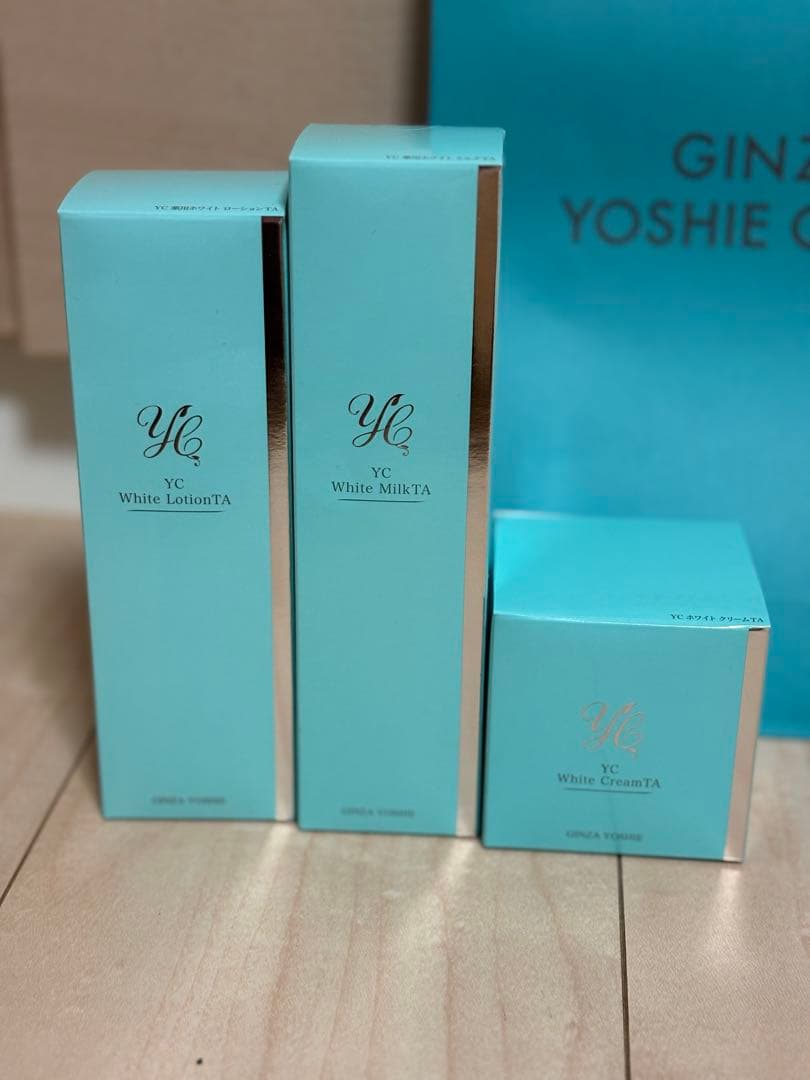 銀座ヨシエクリニック　ローション、ミルク、クリーム三点セット