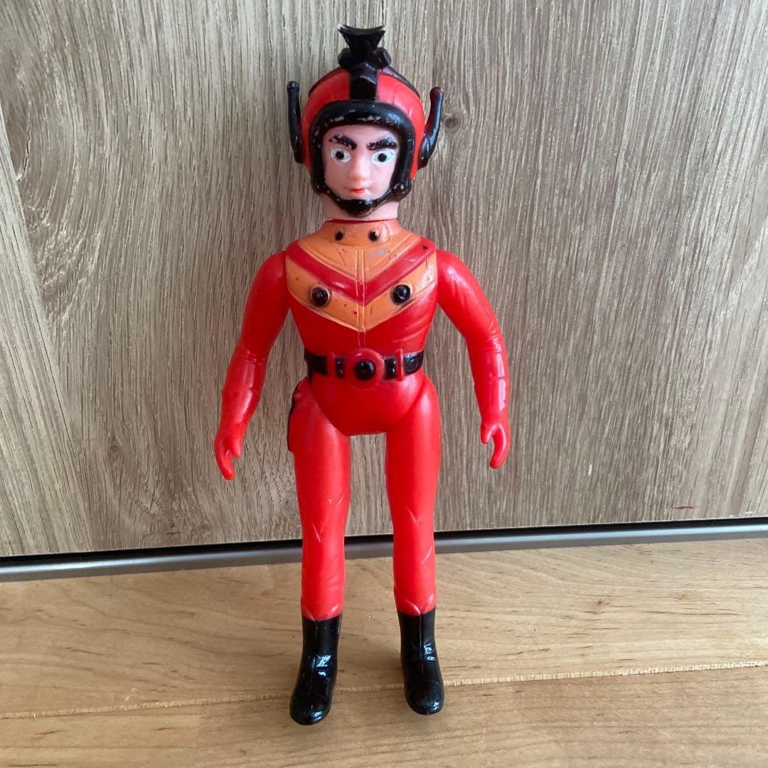 当時物 ブルマァク 五隊員セット TAC隊員 ソフビ タック ウルトラマンA