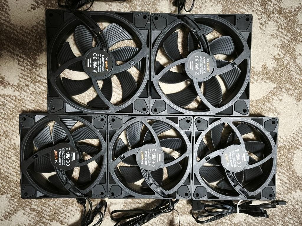 美品 be quiet! RGBファン 5個セット LIGHT WINGS