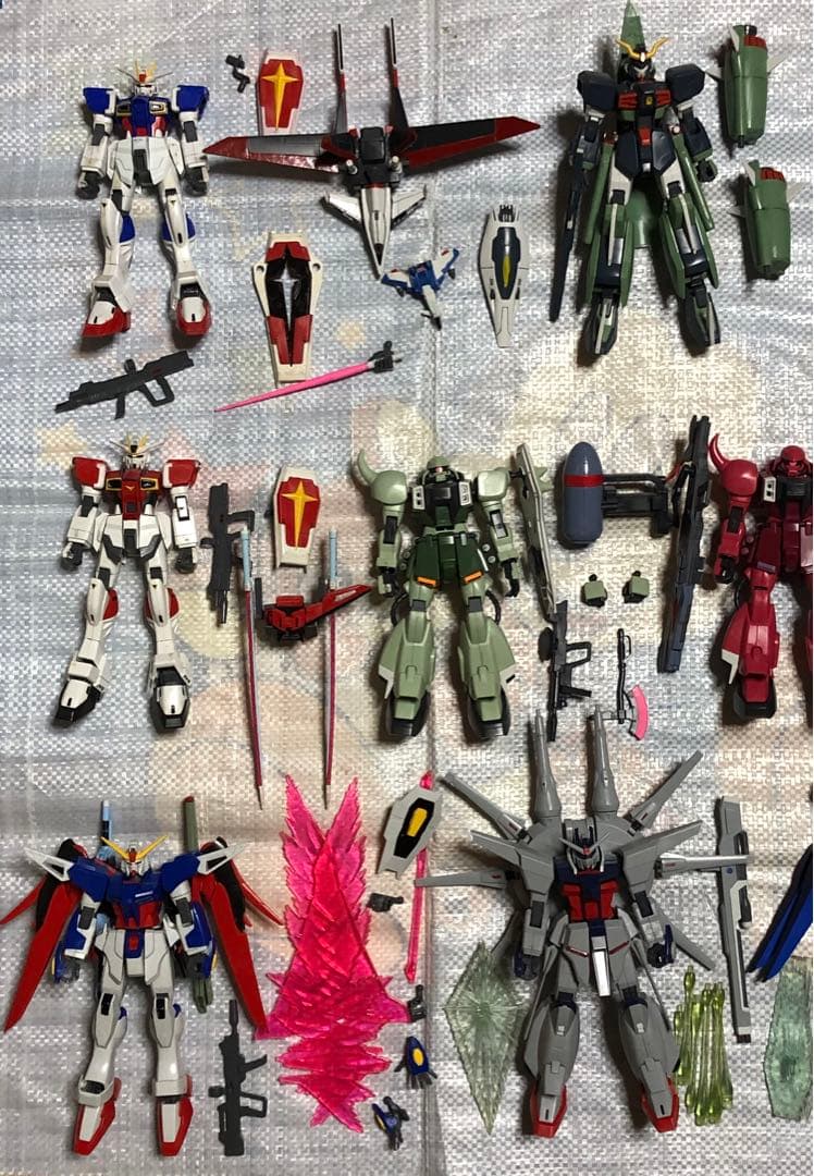 旧HGガンプラ＋α　ジャンク16種セット