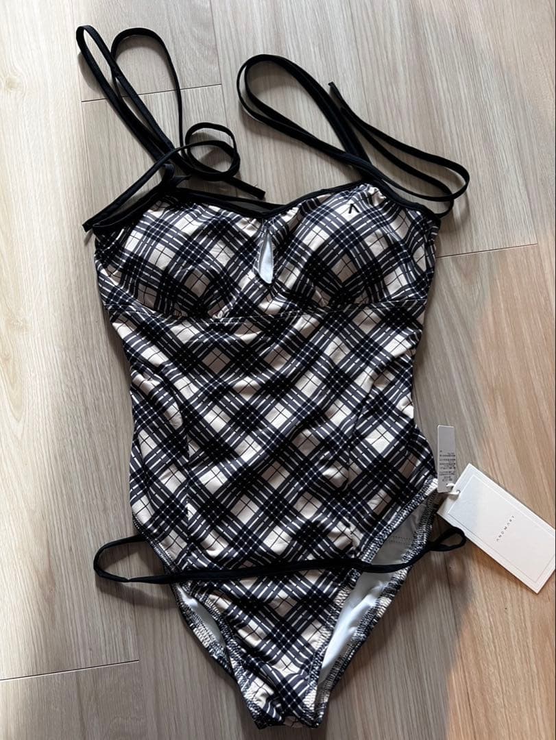 【即日発送】Nadia check swimsuit♡andmary