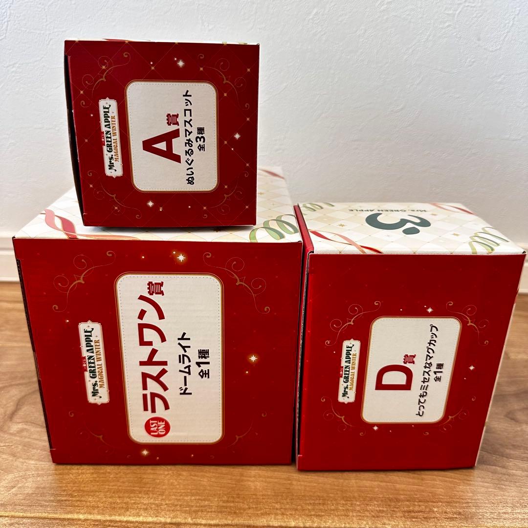【ミセス】一番くじ MrsGreenApple A D E Gラストワン セット