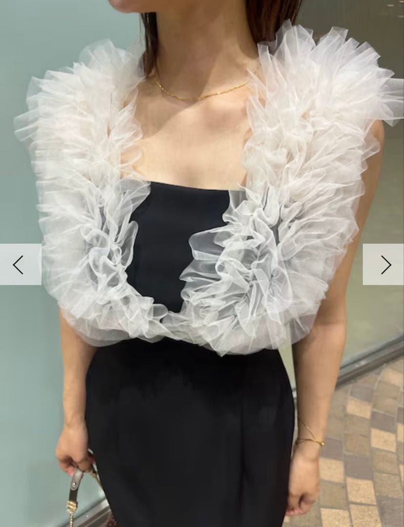 2025年AW新作　ラグナムーン　LADYショルダーチュール｜ラインドレス