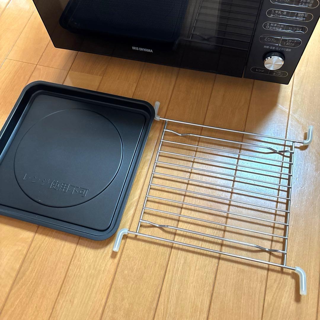 【IRIS OHYAMA】オーブンレンジ「MO-F1805」取説有◎