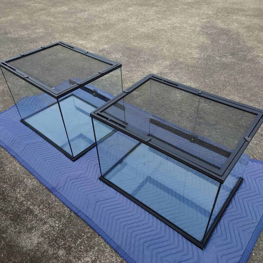 【千葉県引取限定】中古　ガラスケージ　爬虫類　両生類　２台　セット売り