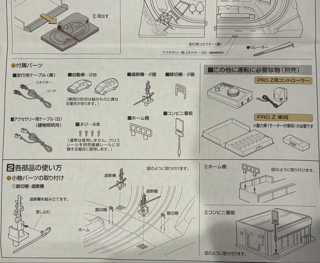 東京マルイPROZ完成ジオラマコース基本セットZゲージ精密鉄道模型
