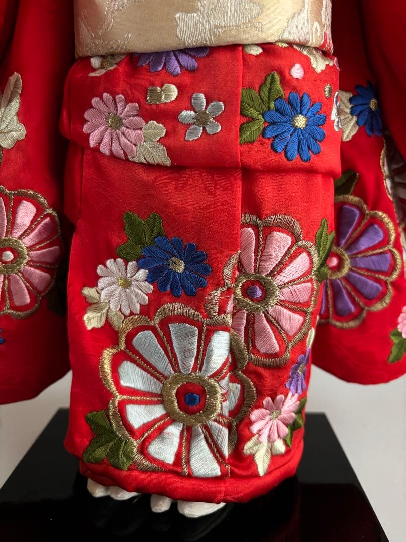 市松人形 まつ毛　睫毛　東光？　アンティークドール