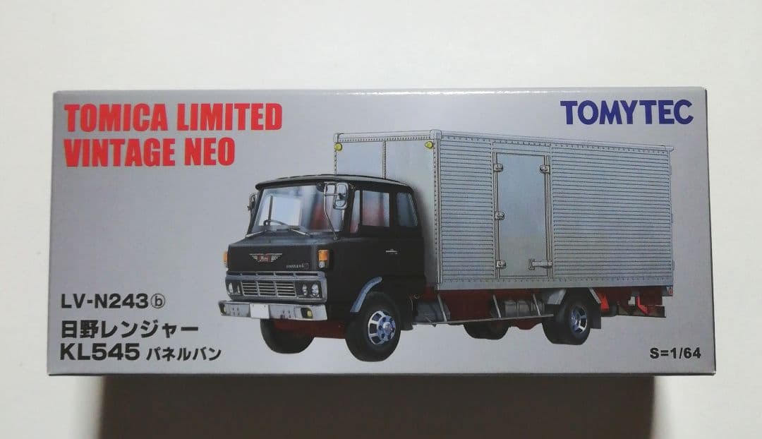 トミカリミテッドヴィンテージネオ 日野レンジャー KL545 パネルバン 黒