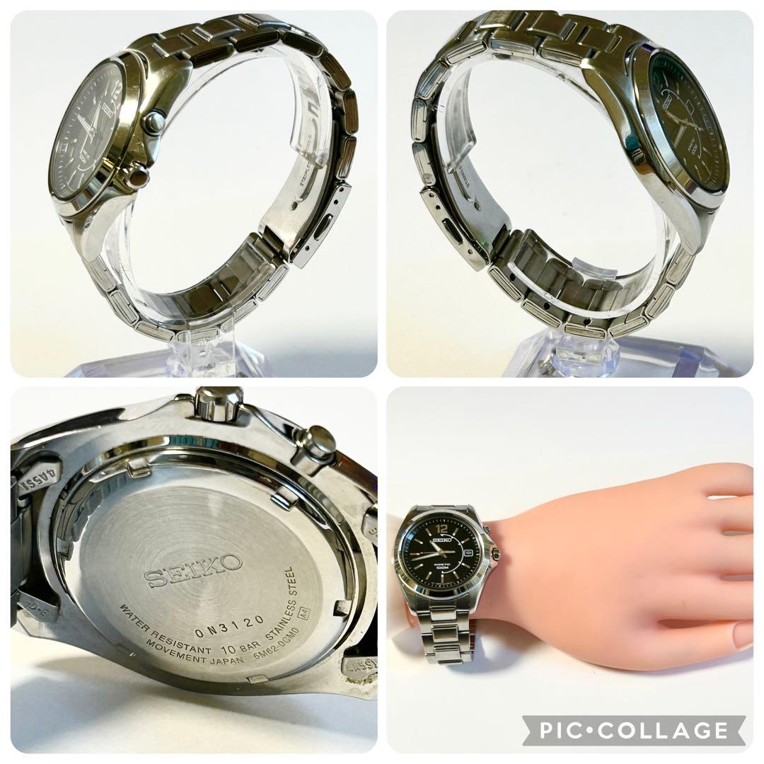 【希少/美品/稼働】SEIKO KINETIC 100M 5M62-0CM0
