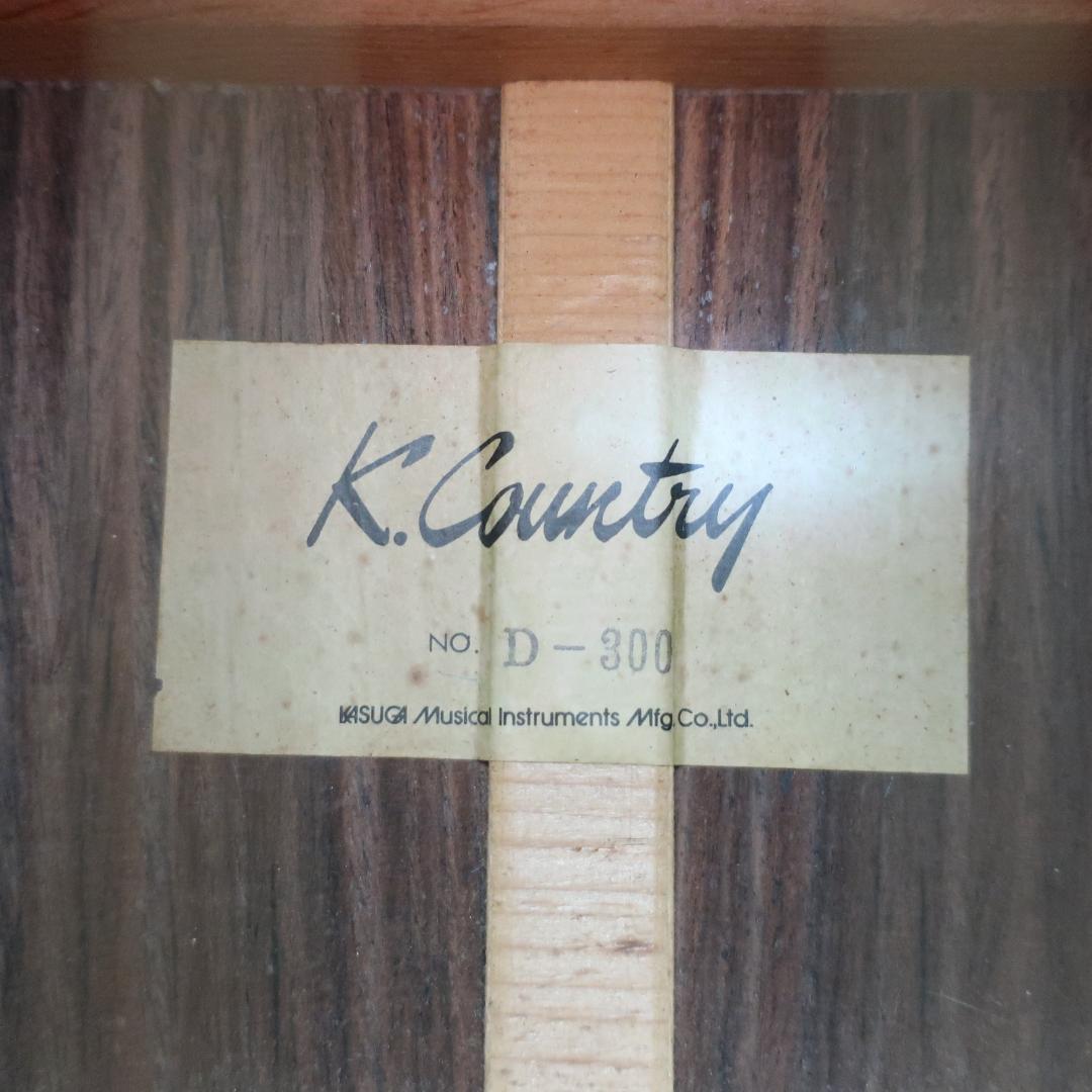 K.Country D-300 アコースティックギター