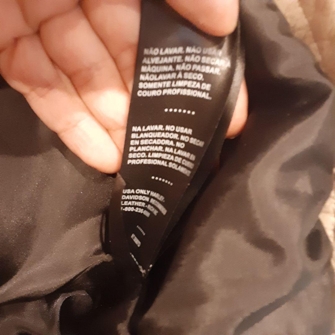 ハーレーダビッドソン ベージュ ライダース ジャケット レザー 男女兼用