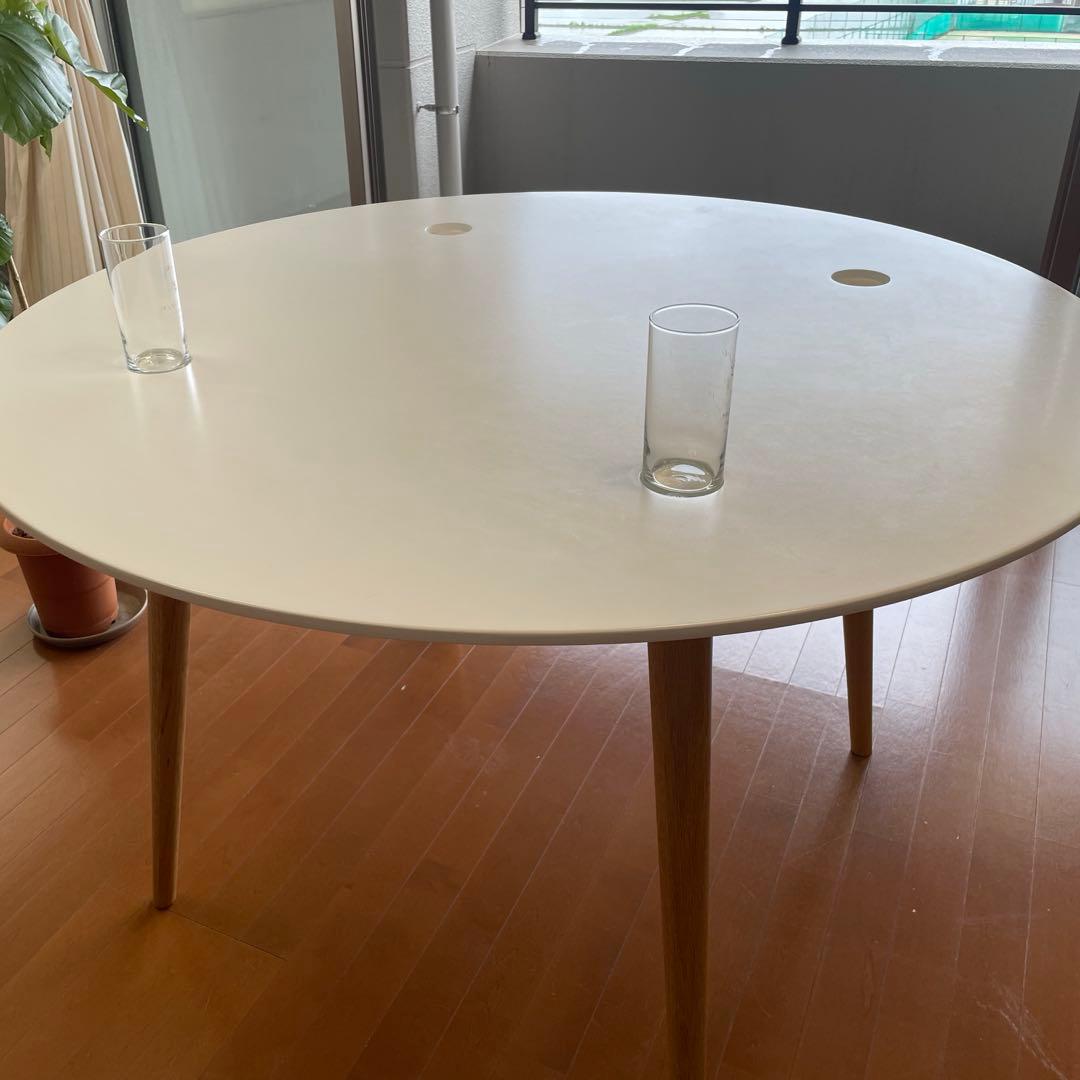 ダイニング テーブル 直径 120 cm 円形 丸テーブル