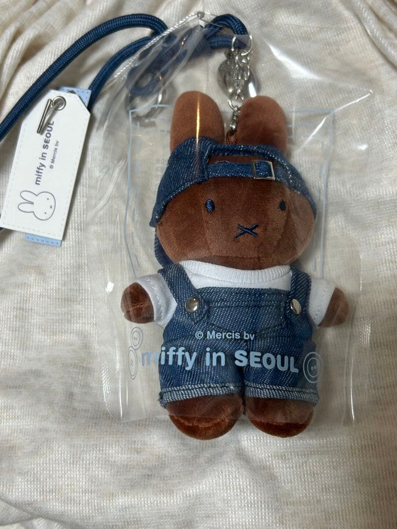 限定ショッパー付 ミッフィー ソウルデニム キーリング 3種セット 韓国限定