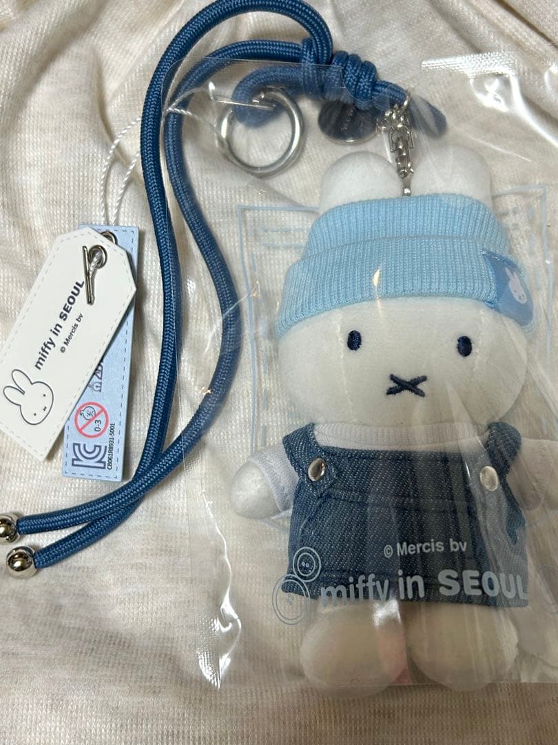 限定ショッパー付 ミッフィー ソウルデニム キーリング 3種セット 韓国限定