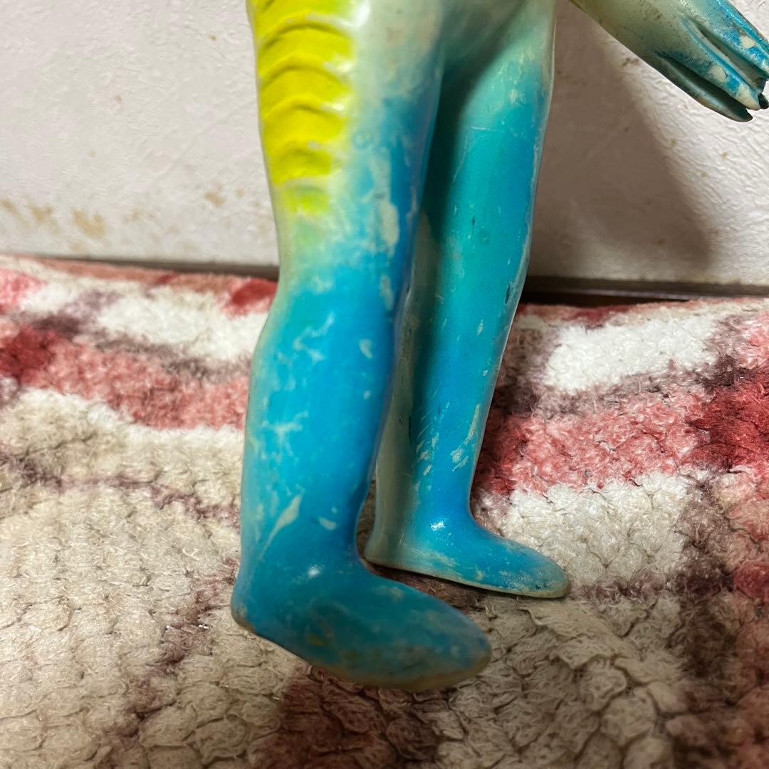 メトロン星人　マルサン　円谷プロ　ソフビ　当時物