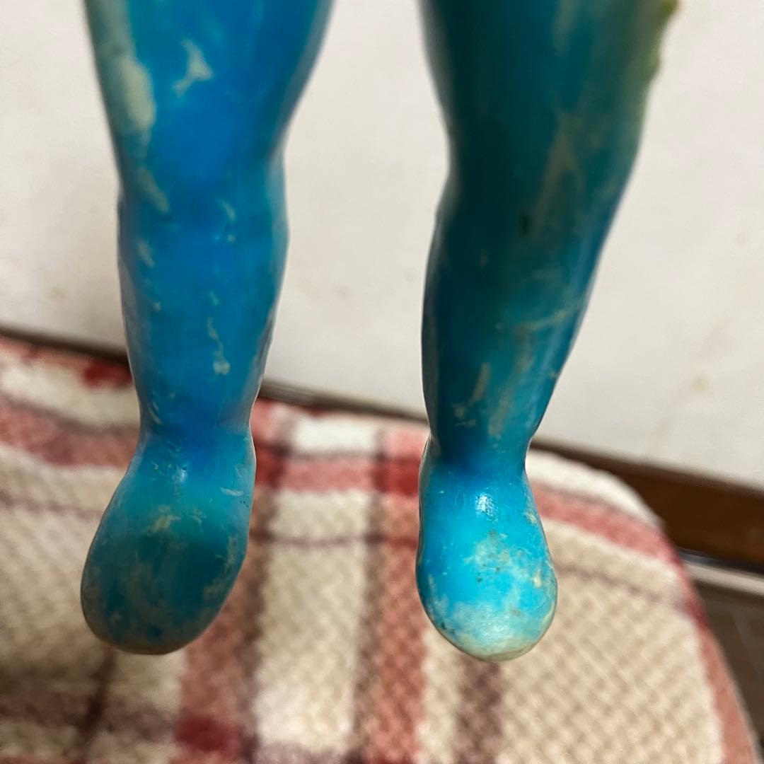 メトロン星人　マルサン　円谷プロ　ソフビ　当時物