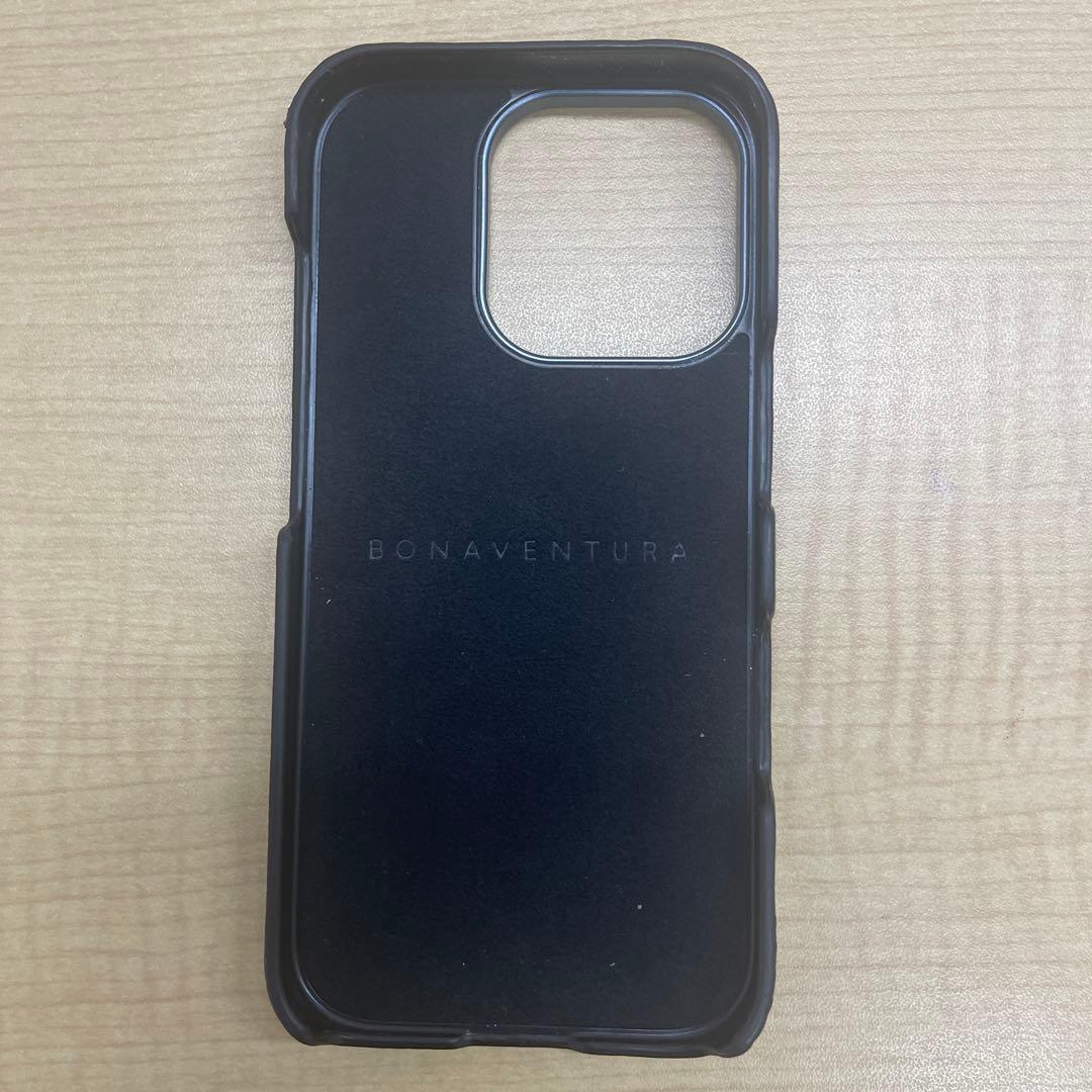 BONAVENTURA iPhone 15 Proケース ノービレレザーエトープ
