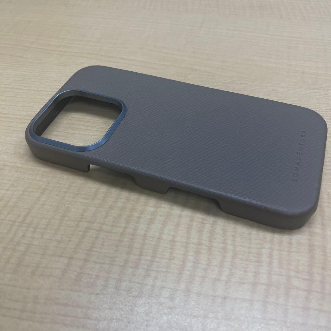 BONAVENTURA iPhone 15 Proケース ノービレレザーエトープ