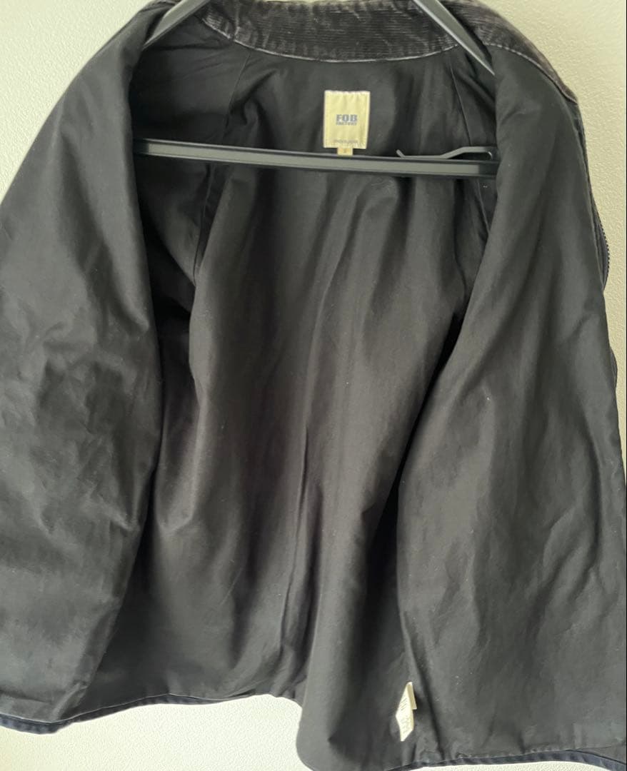 FOB FACTORY ライディングジャケット ネイビー
