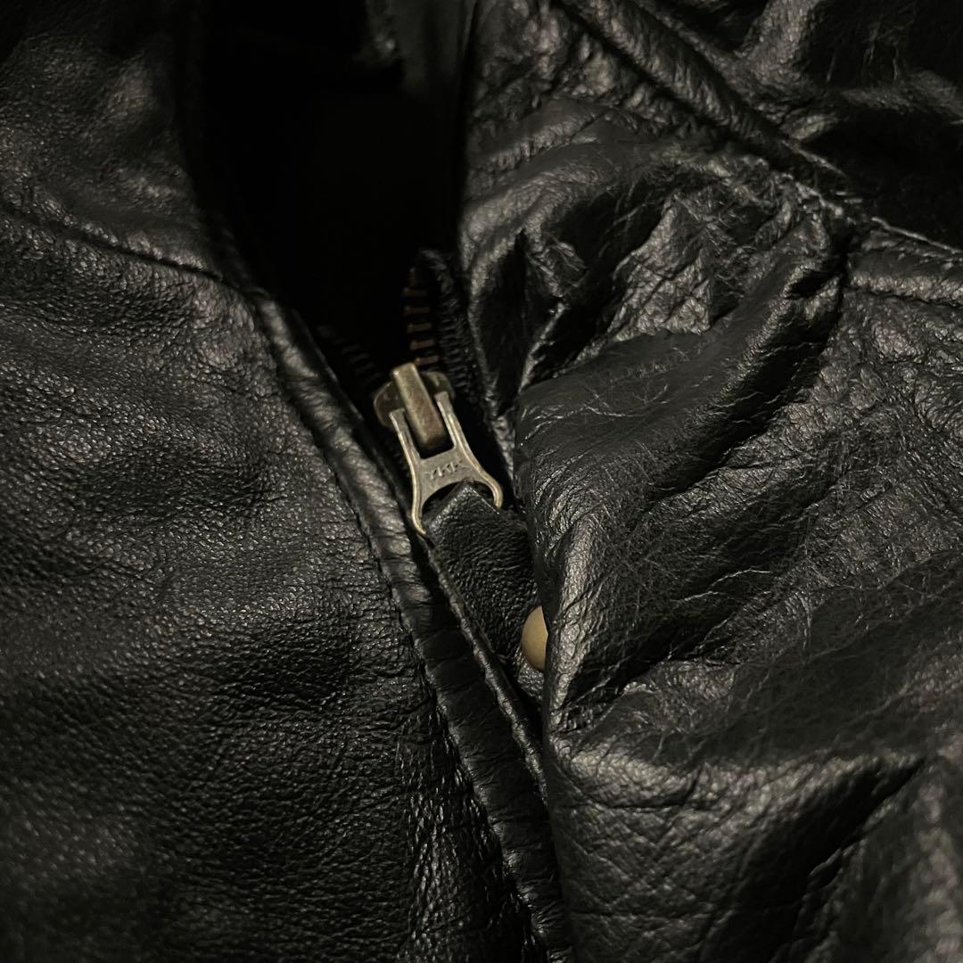 希少 レザー ハリトンジャケット フライトブルゾン ショート丈 archive