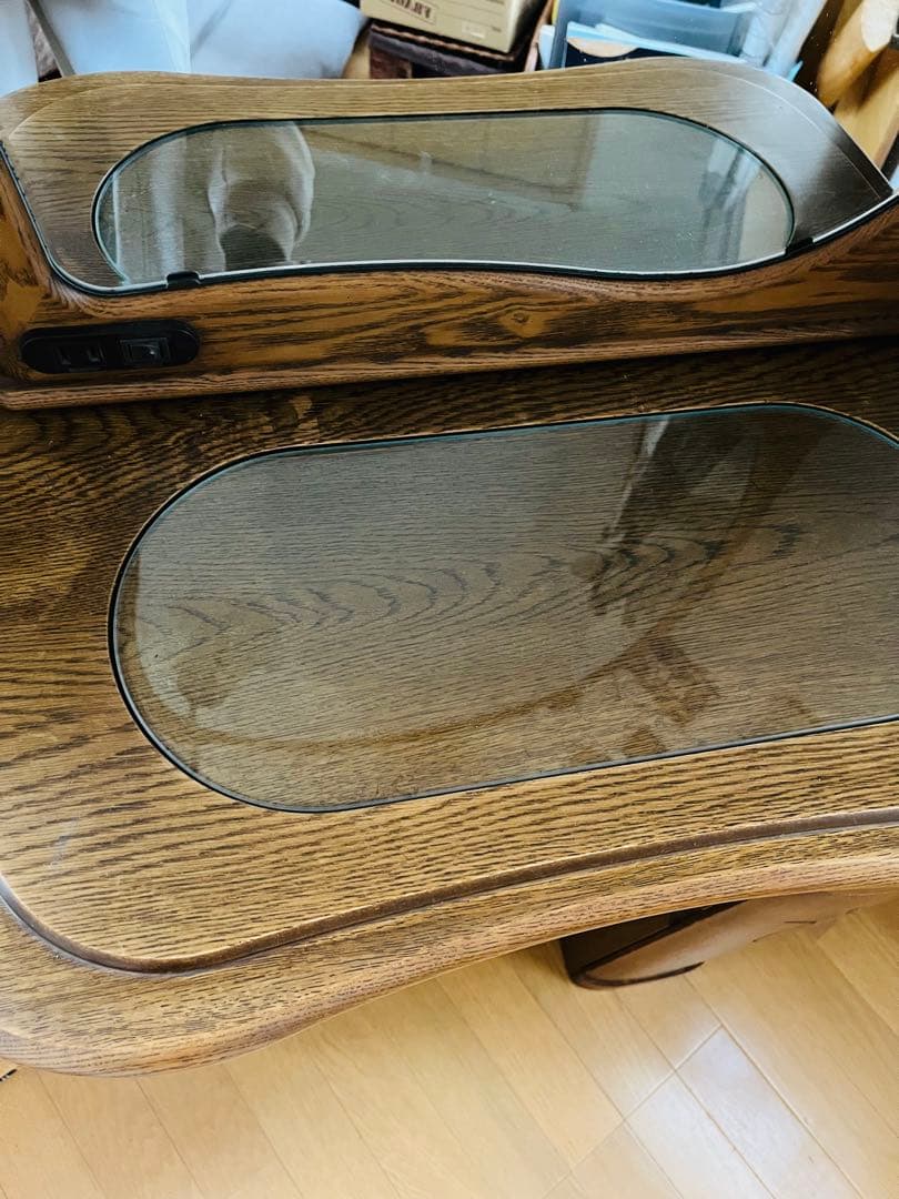 アンティーク調 ミラー付きドレッサー