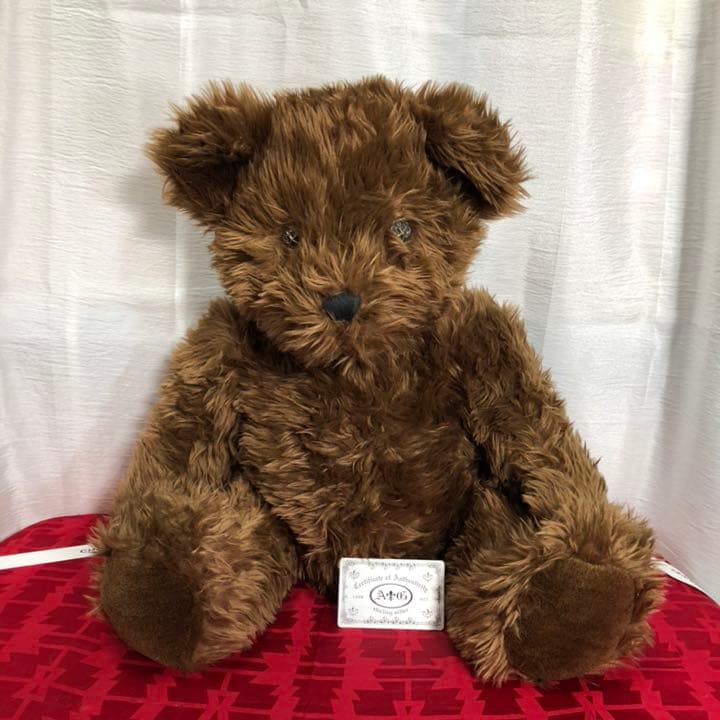 超希少 1999年 A&G エー&ジー　シルバー くま ぬいぐるみ 正規品