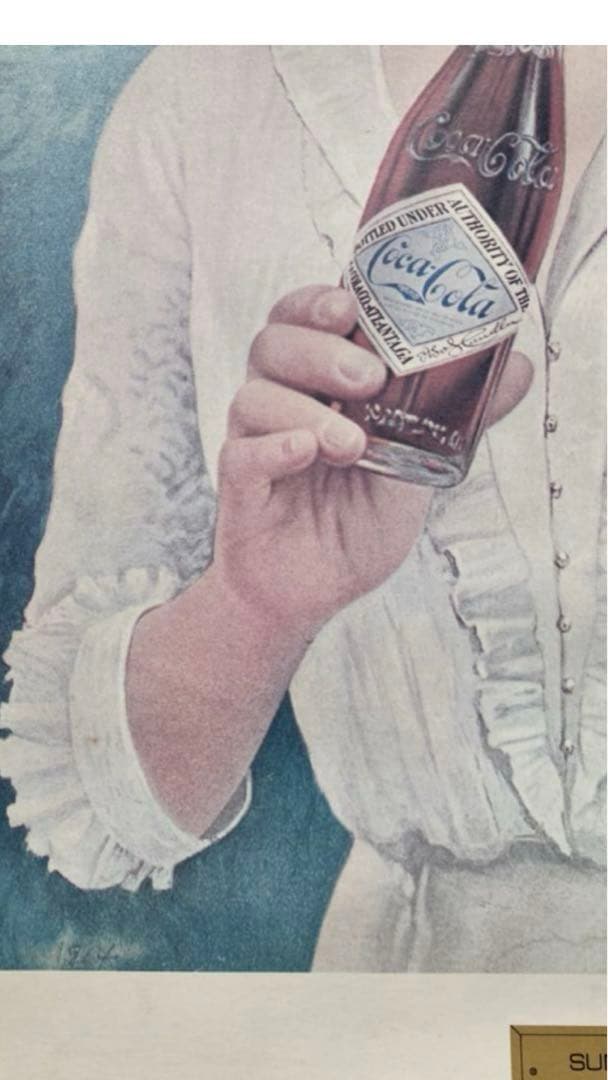 レア♦️コカコーラ♦️非売品ポスター☆サマーガール♦️店舗や部屋のインテリアに♦️送料込