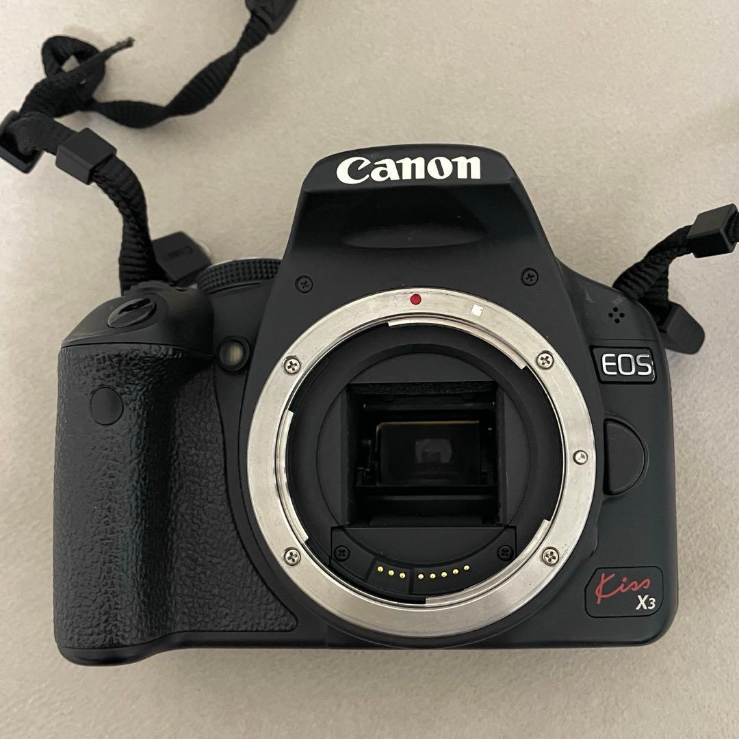 Canon KissX3 ダブルレンズ 一眼レフ レンズ 75-300