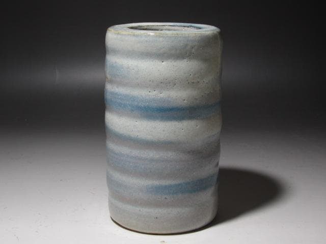 ☆　真葛香斎　刷毛目花入　美しい一品です☆y309