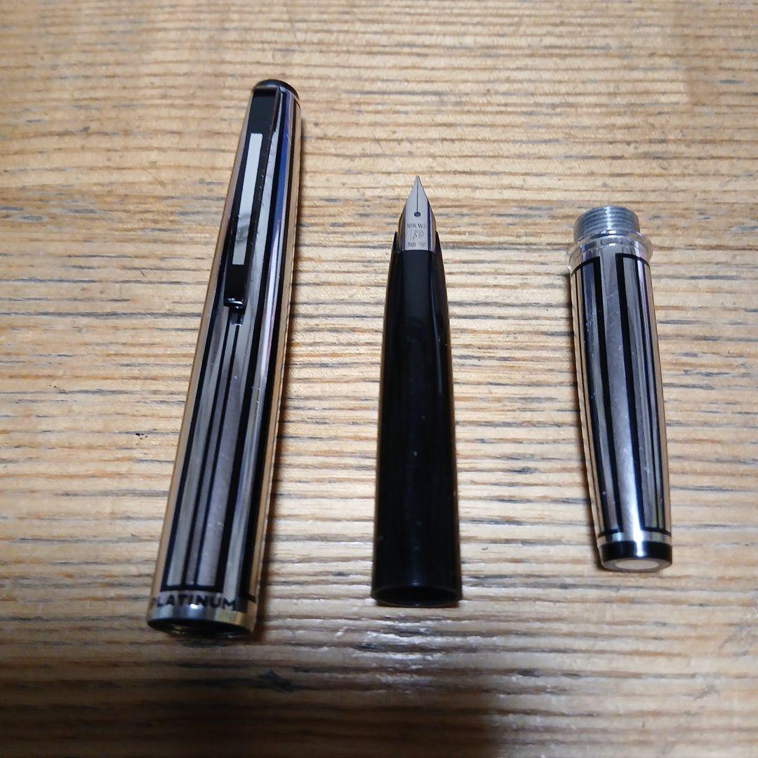 【希少】Platinum【ジャンク品】 万年筆　ペン先18K-W.G