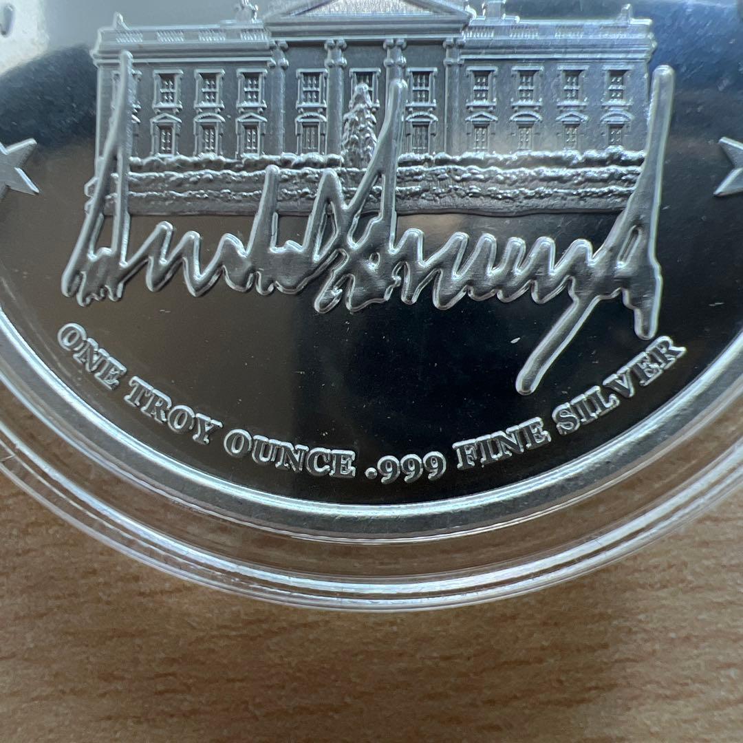 純銀99.9％ トランプ大統領 記念 純銀 シルバー 1オンス