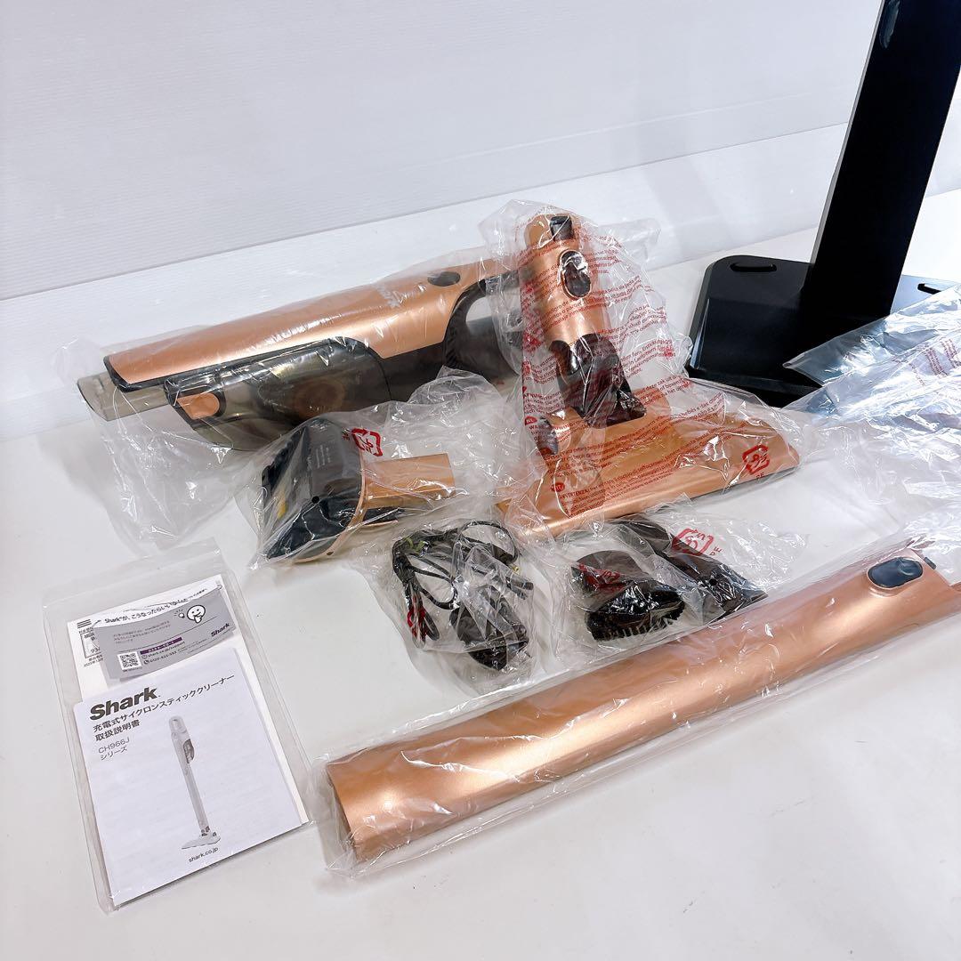 Shark 充電式 サイクロンスティッククリーナー CH966JLC説明書付き