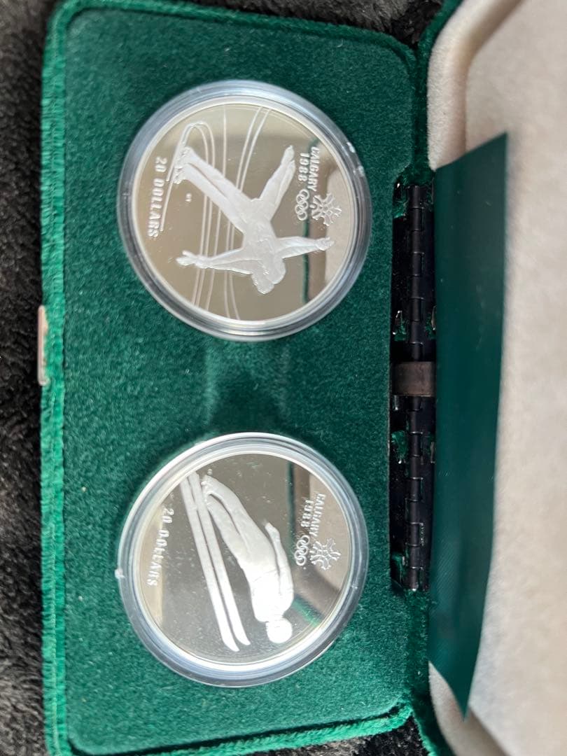 1988オリンピック記念硬貨 2枚セット