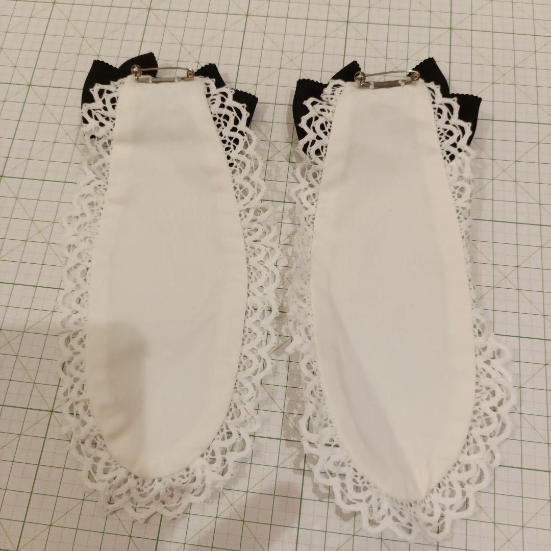 BABY　うさみみヘッドドレス　白×黒