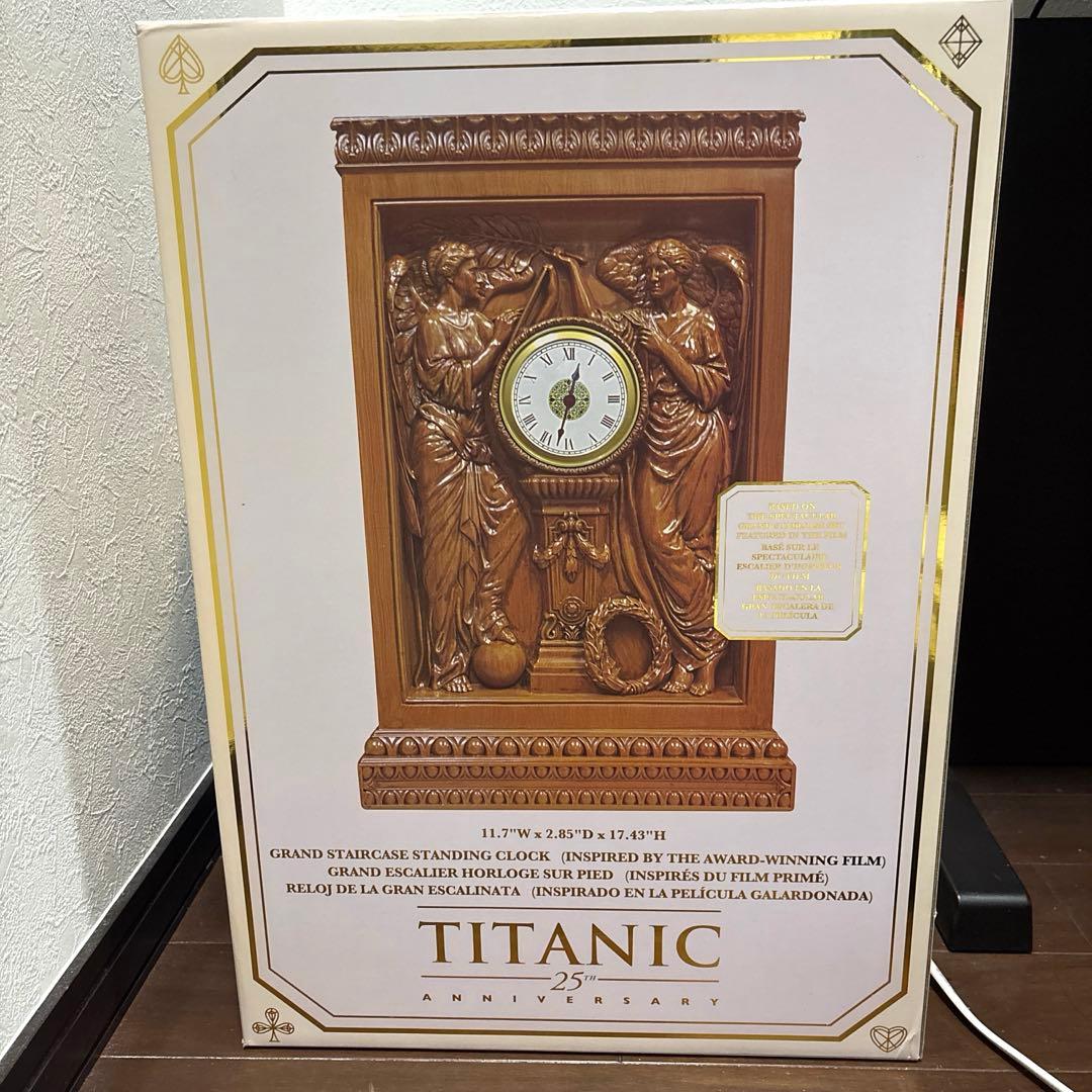 タイタニック　置き時計　25周年記念　大階段　ディズニー　レオナルドディカプリオ